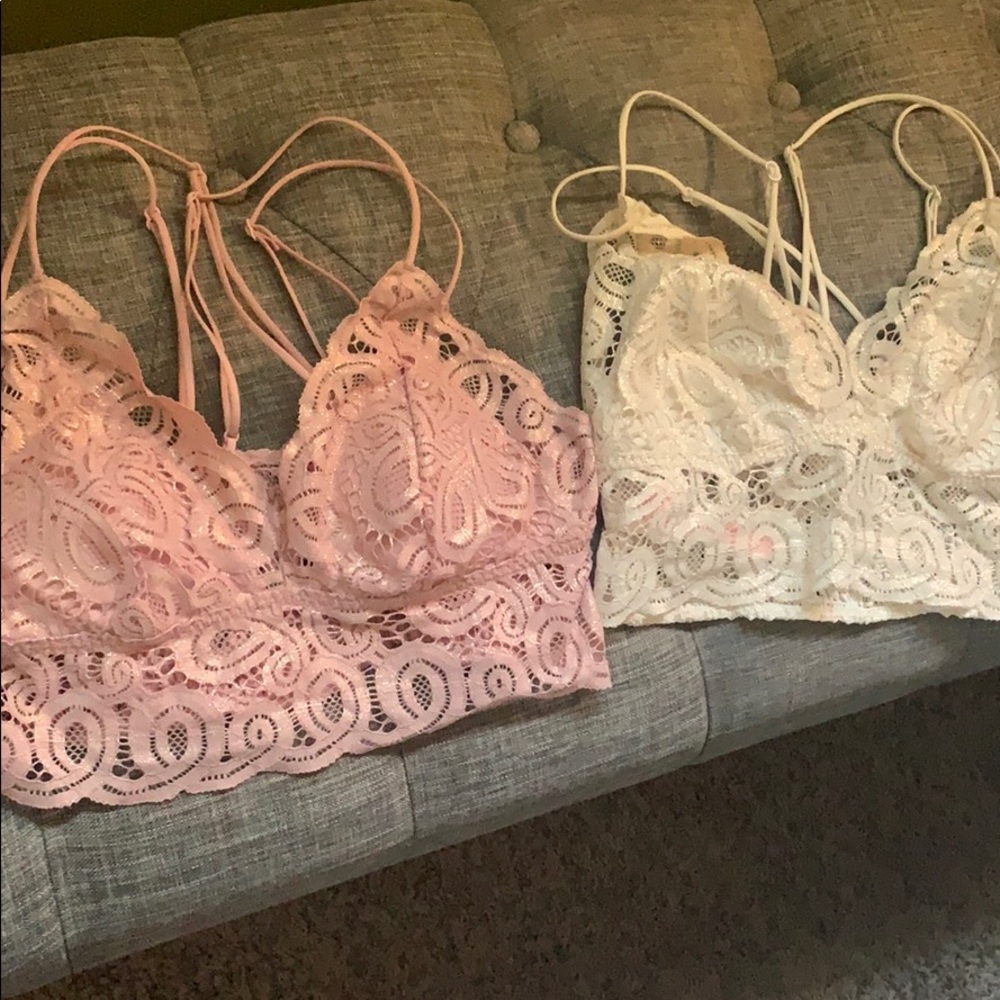 Pink by Victoria Secret bralette set of 2